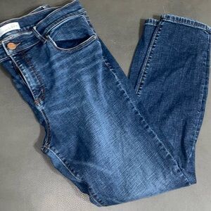 LOFT Women's High Rise Jeans - Dark Blue